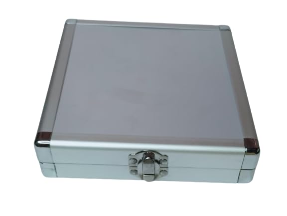 SMILEFEST CD DVD Disc Strorage Aluminium Hard Case Holder Box Organizer ...