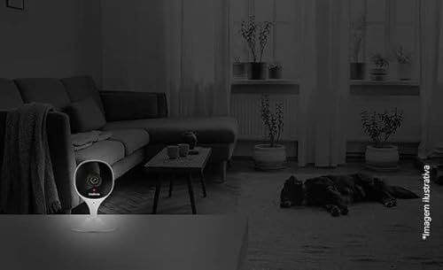 Câmera Wifi IMX Black Intelbras Mibo Full HD IP Preta