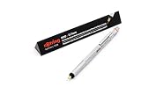 Rotring Porte-mines avec stylet pour écran tactile - 0,7 mm - Action torsadée unique - Corps en métal argenté - Boîte cadeau