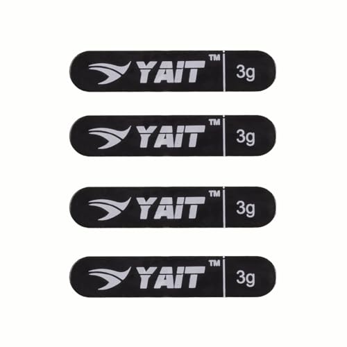 Image of Sports Pickleball Lead Tape Weights | Pack of 4 | Pre-Weighted 3 Grams Each | Customize Your Racket Weight | Boost Power & Spin | Quick Peel and Stick Application | Pro-Level Tuning