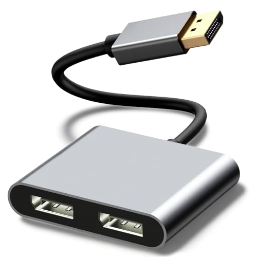 Adaptateur répartiteur DisplayPort RUIZHI pour connecter deux écrans