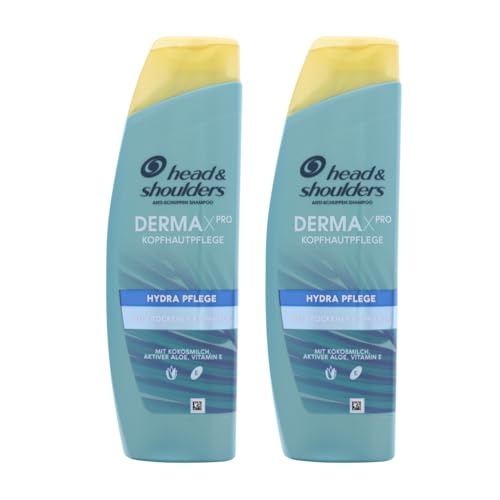 2 x Head & Shoulders DERMAXPRO Hydra Pflege Anti Schuppen Shampoo je 225ml