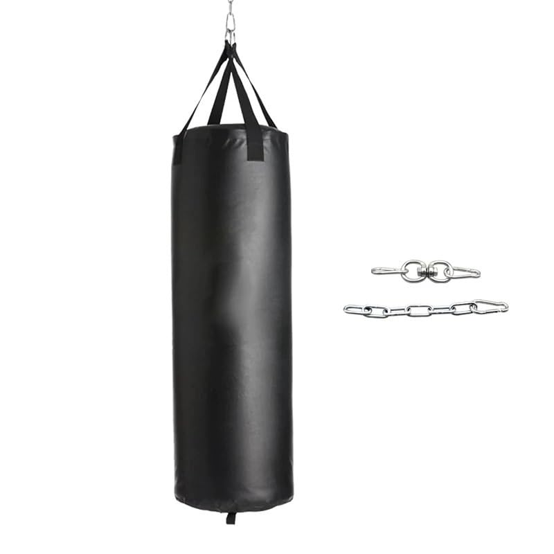 Sacco Boxe 102/117CM Sacco da Boxe Pesante for Palestra Domestica Gancio Appeso Sacco da Boxe Sacco da Sabbia Vuoto-Pesante Sacco da Sabbia Sacco da Box(46inch(117cm))