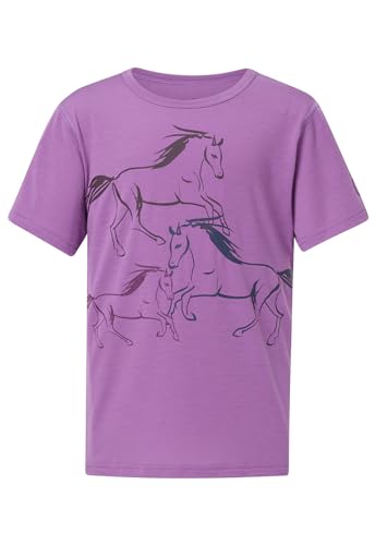 Kerrits Kids Liberty Horse Tee Foxglove Size: XL