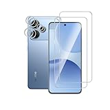 Afikyutu Verre Tremp� pour Realme P4, 2 Pi�ces Film Protection �cran et 2 Pi�ces Cam�ra Arri�re Protecteur, 9H Duret�, HD, Anti-Rayures, sans Bulles, Facile � Installer