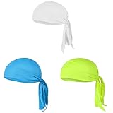 CHE SI ADATTA GRANDE SOTTO IL CASCO DELLA BICI: Molto comodo da indossare sotto il casco quando si va in bicicletta, adatto per ciclismo, bici da corsa, escursioni in mountain bike, arrampicata, corsa, motociclismo, ecc