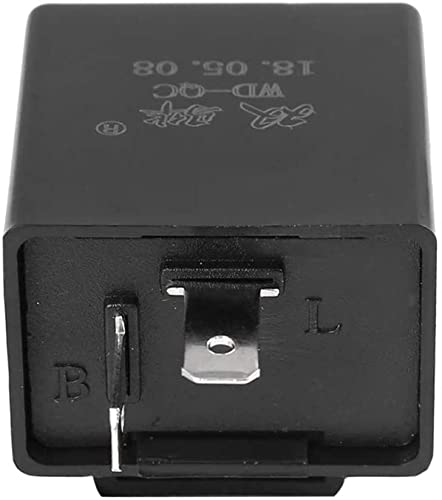 XYWHPGV 2pcs 12V 2 Terminals Turn Signal Light Electronic Flasher Relay for Motorcycle(ed3a9 e268e 66379 62885 bea2f 6ce0c