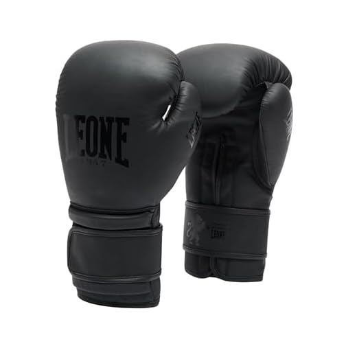 LEONE 1947, Black Edition Boxhandschuhe, Frau, Schwarz, 10M, GN059