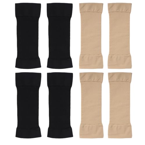 Luxshiny Mangas y Reduce Fatiga Elásticas Moldeadoras de Brazos 4 Pares, Material Acrilon, Mejora Dolor Muscular para Mujer y Niña