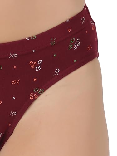 Image of Dollar Lehar Super Combed Cotton Women's Printed Hipster Panty - Actual Print May Vary
