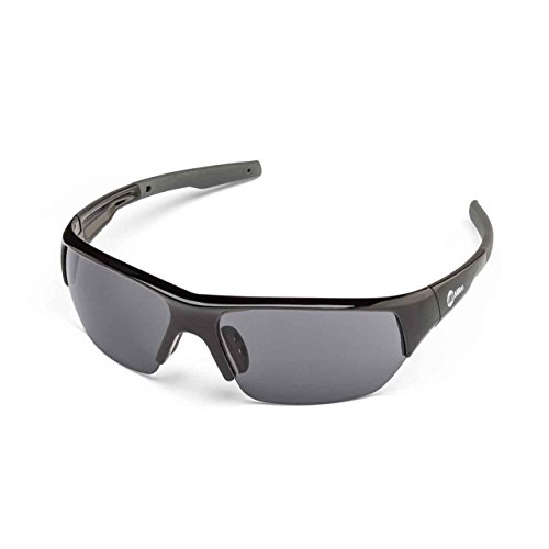 Miller 272195 Spatter Safety Glasses, Smoke Lens, Black Frame