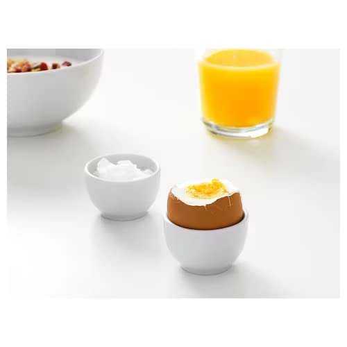 I-K-E-A Bowl/Egg Cup, Rounded Sides White - Image 2