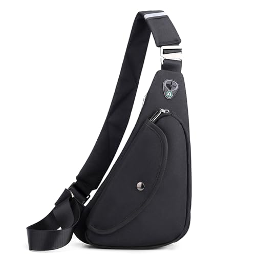 VARLIVOO Zaino Monospalla da Uomo Sling Bag Borse a Spalla Borsa a Tracolla Viaggio Escursionismo...