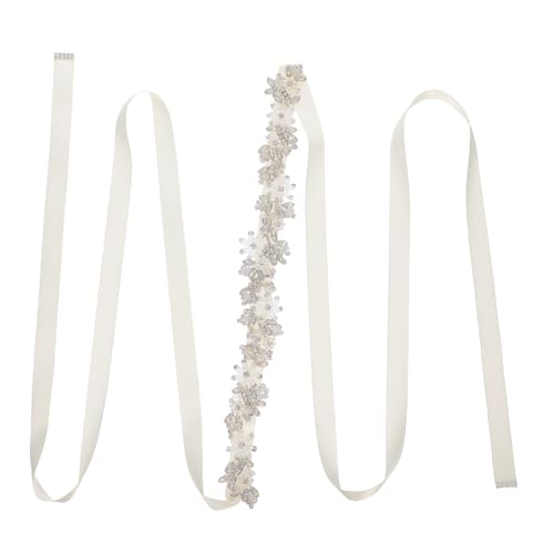 Ceinture de mariée ajustable en perles éclatantes VANZACK