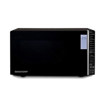 Micro-ondas Brastemp 32 Litros Preto com Grill e Painel Integrado - BMG45AE 110V