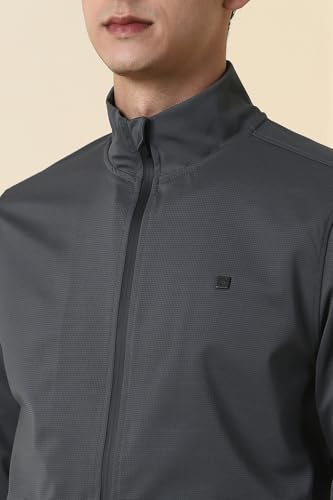 Image of Allen Solly Mens Cotton Blend Standard Length Jacket