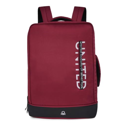 United Colors Of Benetton Lennox Unisex Laptop Backpack (14 Inch) - Wine (B0CPLV281N) Amazon Price History, Amazon Price Tracker