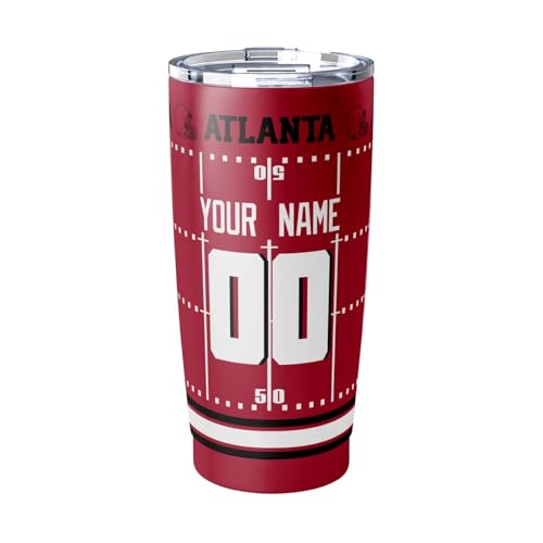Image of ANTKING Atlanta Tumbler 20 oz Travel Coffee Cup for Men Women Boy Custom Name Number Gifts