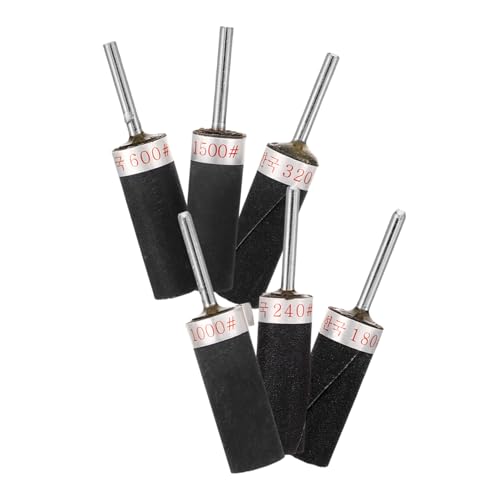 MUCKLILY Cylinder Head Porting Kit Sanding Drum Set for Drill and Sandpaper Rolls