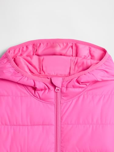 Image of GAP Girls' Logo Lightweight Puffer Jacket