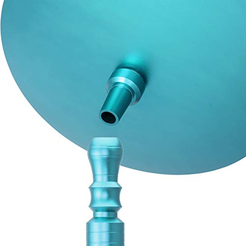 DILAW® Shisha Opal 93cm Komplettset + LED Aluminium Alu Wasserpfeife Hookah (Hellblau) – Bild 7