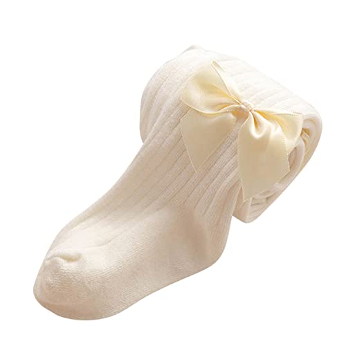 Toddler Baby Girls Leggings Footless Lace Trim Tights Ruffle Ribbed Knit Stocking 2T Fleece Lined