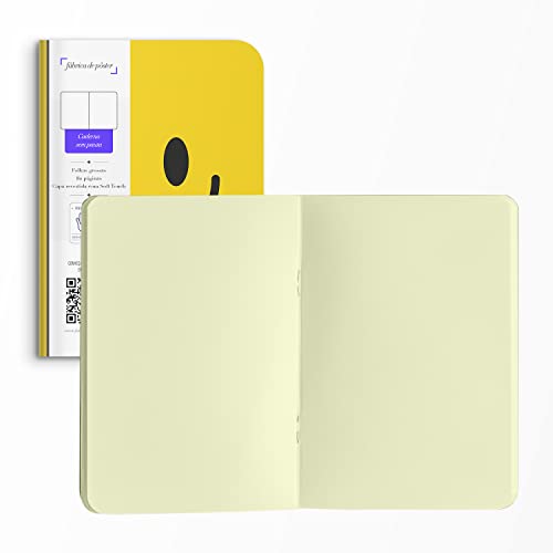 Caderno sem Pauta A5 - Capa Flexível 80 Páginas 20x14cm - Smile