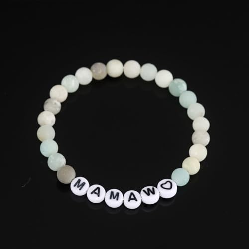 HUTIMY Gifts for Mamaw Birthday from Grandchildren Best Grandma Mothers Day Mamaw Bracelet2