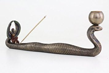 Isis y Cobra Incienso y portavelas Estatua Escultura Figura decorativa