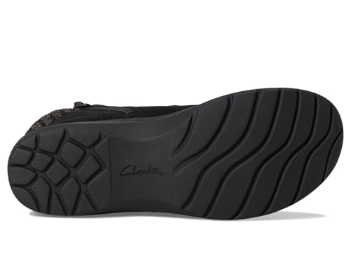 Clarks Clarks Collection Women's Carleigh Jade Ankle Boot, Black Nubuck, 6.5 M US