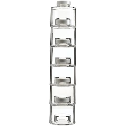 Prodyne ST-606 Spice-Bottle, Acrylic, White Cover