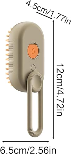 Escova a Vapor Remoção de Pelo de Animais Massagem para Gatos e Cães Pequenos a Médios