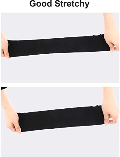 Image of Women's Long Knitted Fingerless Gloves Thumbhole Stretch Arm Warmers