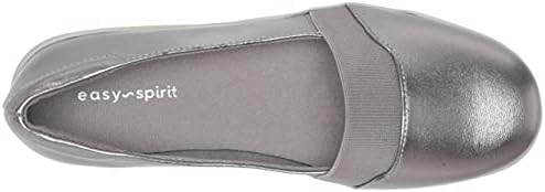 Easy Spirit Women's Bounce Ballet Flat, Silver 060, 6.5 | Image 4