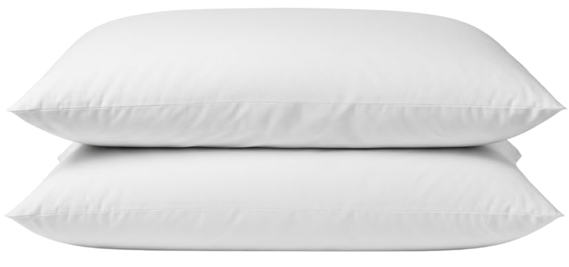 NOVOTEXTIL Almohada 90 cm Pack 2 de Fibra Hueca Siliconada Hipoalergénica, Antiácaros, Firmeza Media, Transpirable, Tacto Suave, Fácil Cuidado