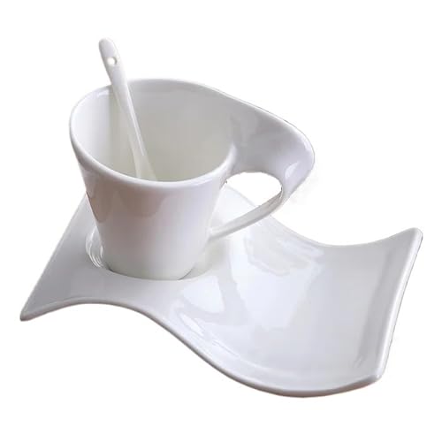 g^\[T[ƃXv[ZbgtZ~bNR[q[JbvA[bp̏ȍJbv~N}OAItBXeB[Jbv(White With ceramic spoon)