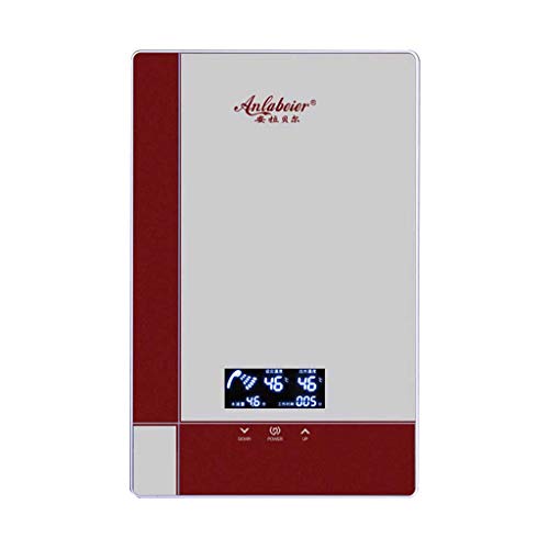 Preisvergleich Produktbild Peaceip Tankless Warmwasserbereiter Elektro, 8kW 240V Instant Warmwasserbereiter unter Waschbecken Thermostat Induktionsheizung Smart Touch Geeignet für Familie, Handwäsche, Friseur