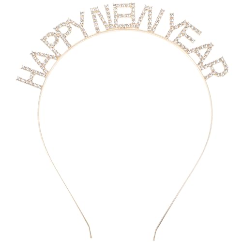 Happy New Year Haarschmuck Happy New Year Haarreif – 2 Stück