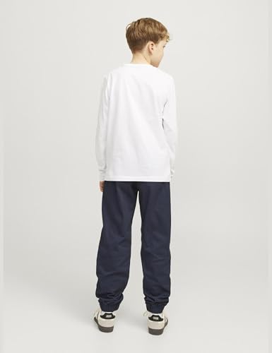 Pantalones deportivos niños resistentes JACK&JONES JUNIOR azul 3