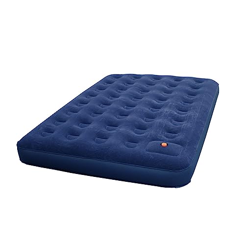 Nautika, Colchão inflável de Casal Zenite com Inflador de Pé, Enchimento Embutido, Ideal para Camping, Trilha, Viagens, Estilo Clássico, Suporta Até 200kgs