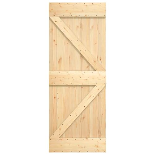 Vidaxl Porta Narvik 70X210 Cm In Legno Massello Di Pino - 6