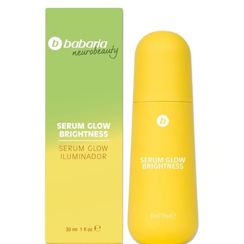 Babaria - Sérum Facial Glow Iluminador Mujer 30ml – Piel Luminosa | 24h de hidratación Con Ácido Hialurónico | Antiedad, Hidratante, Antimanchas | Vegano