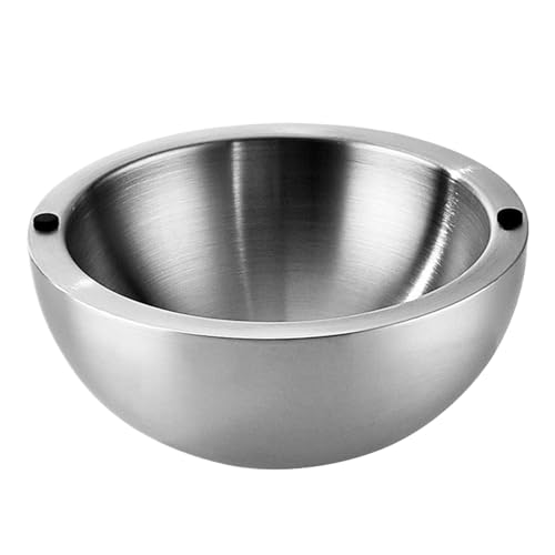 XUQEAYWD 保冷ディップボウル - ステンレス鋼断熱皿 | ダブルウォール断熱食品容器パーティーサルサーコンディメントソース魚ビュッフェフルーツエビサラダ集会イベント