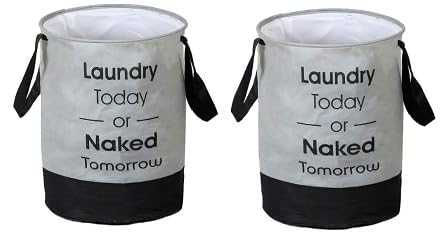 Laundry Bag 45L Durable And Collapsible Laundry Bag With Handles Clothes & Toys Storage Foldable Laundry Bag For Dirty Clothes (pack of 2, Grey) (B0CDHC4VHZ) Amazon Price History, Amazon Price Tracker