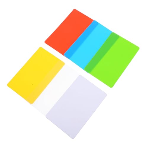 jojofuny 60Pcs Plastic Blank Cards Versatile Id Cards for Business Events and Schools Easy to Print Smooth Surface Each of Transparent -  YGMP25G4U2QD5719YU
