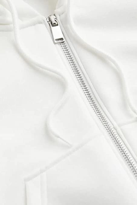 Image of Cropped Zip-Through Hoodie