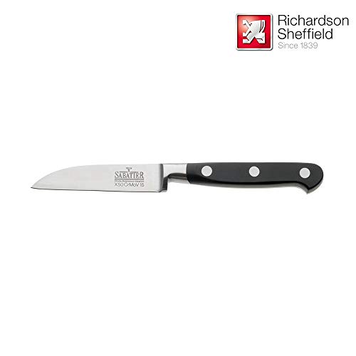 RICHARDSON SHEFFIELD V Sabatier 9pc Block, 9 Piece Knife, Black All