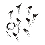 Genuine Fred Birds ON A Wire Picture Hangers, Set of 8
