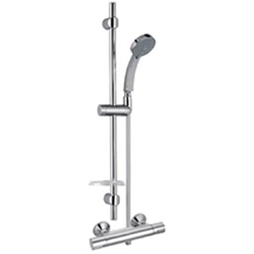 Mitigeur Thermostatique Douche July Chrome+Barre Citrus 90Mm