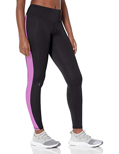 Under Armour Women's ColdGear Armour Color Block Leggings , Black (001)/Black , Medium